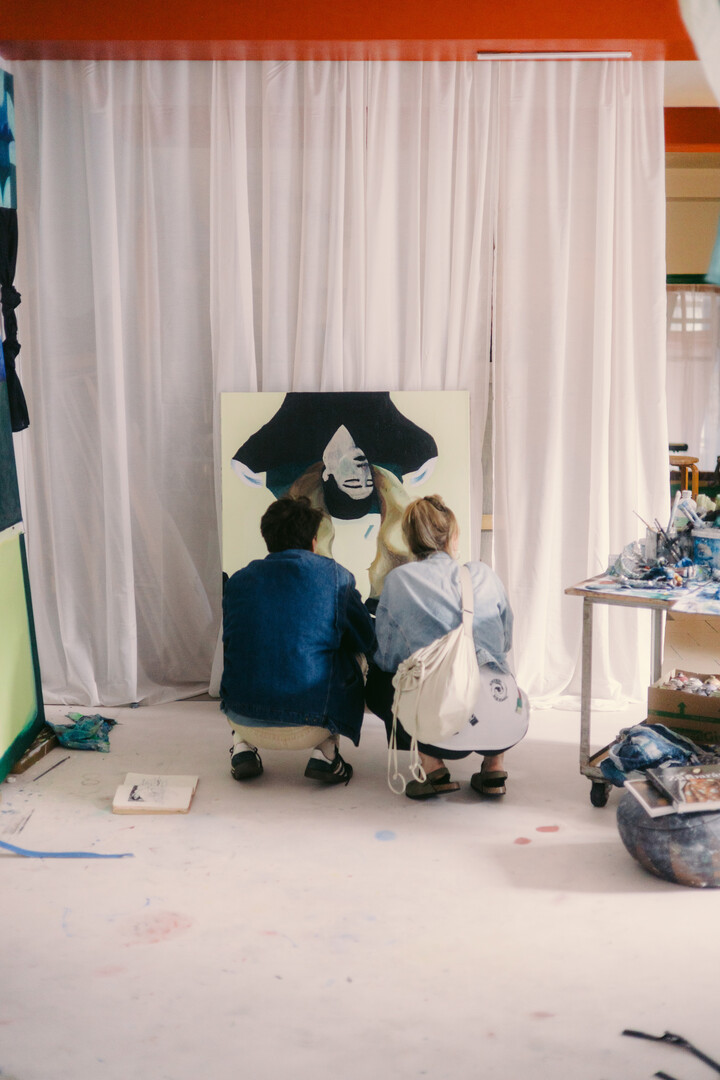 Het atelier van Marilou Dejans van Atelier in beeld, foto door Willem Mevis