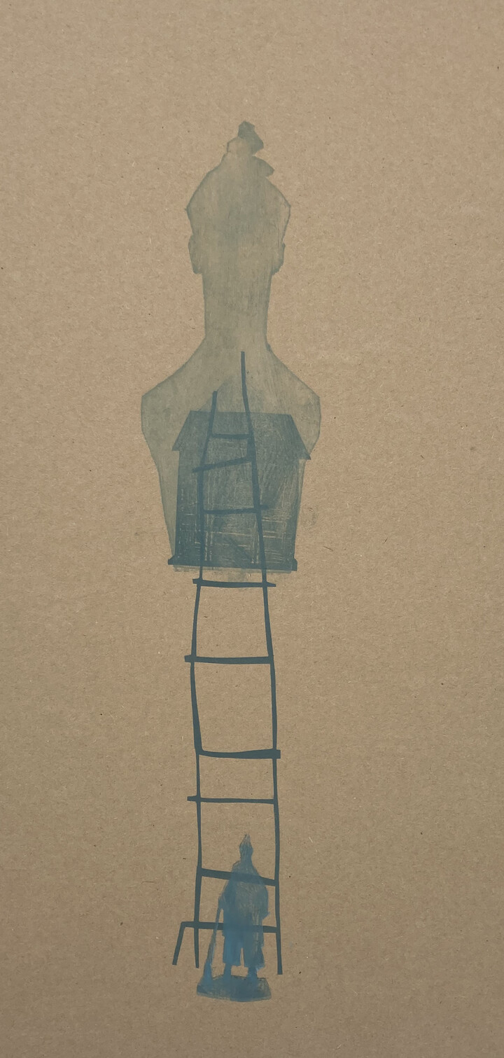 inside/outside, walking the dog