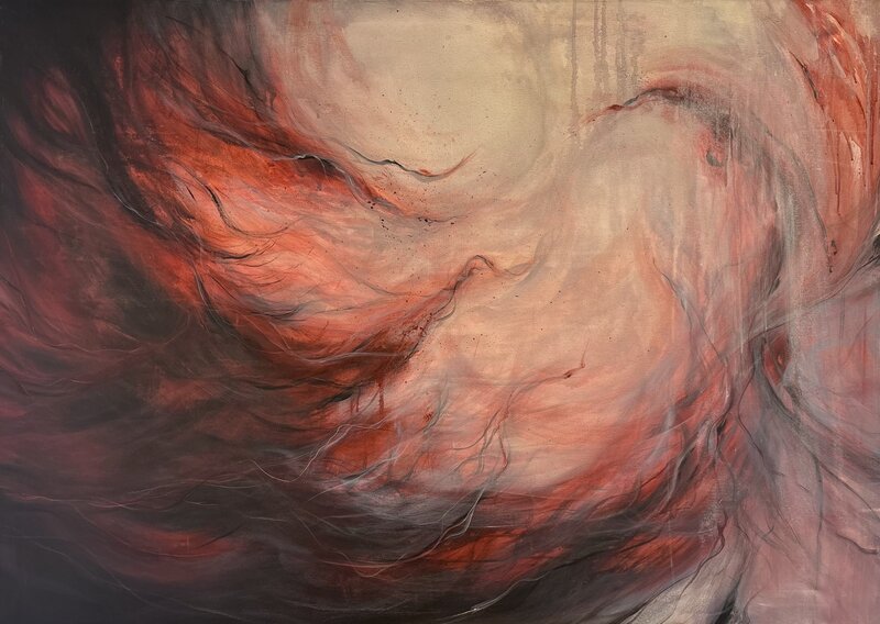 Her bloodstained hair door Sara Aref